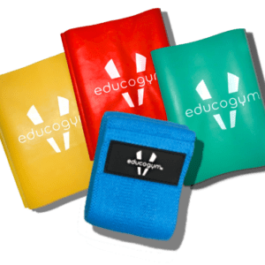 Educogym Resistance Band Set of 3 with Light Mini Loop