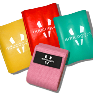 Educogym Resistance Band Set of 3 with Medium Mini Loop