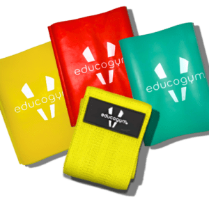 Educogym Resistance Band Set of 3 with Strong Mini Loop