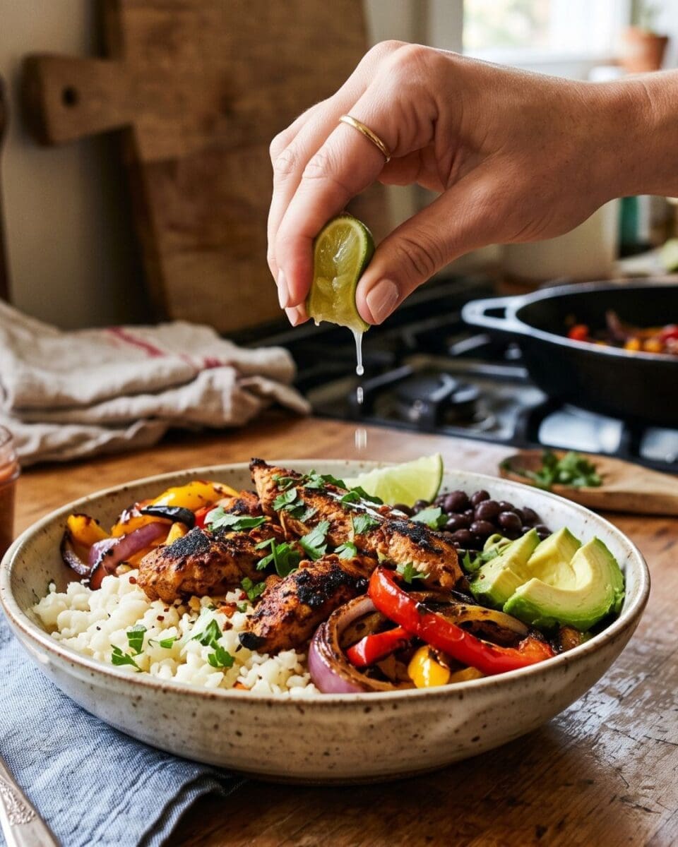 CHICKEN FAJITA BOWL